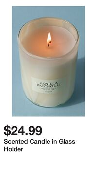 Scented Candle in Glass Holder