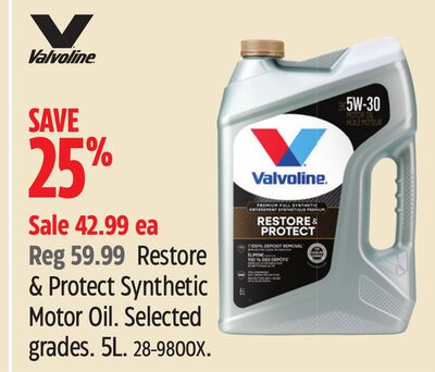 Valvoline Restore & Protect Synthetic Motor Oil