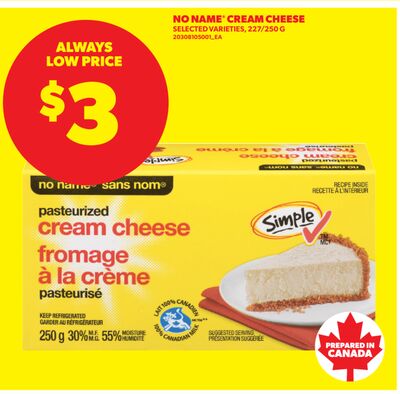 NO NAME® CREAM CHEESE