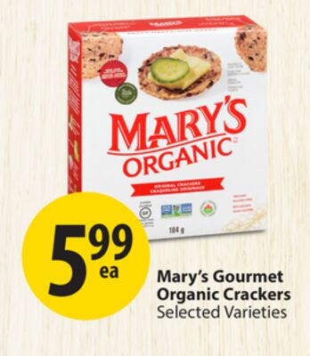 Mary's Gourmet Organic Crackers