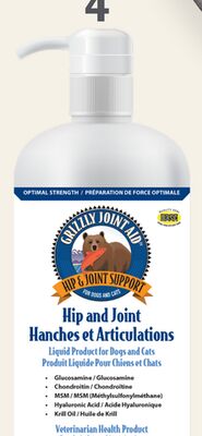 Grizzly Hip & Joint Aid for Dogs & Cats