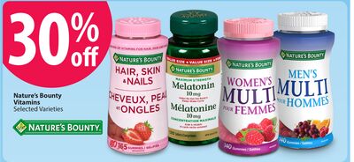 Nature's Bounty Vitamins