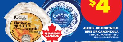 ALEXIS-DE-PORTNEUF BRIE OR CARONZOLA, 125 G