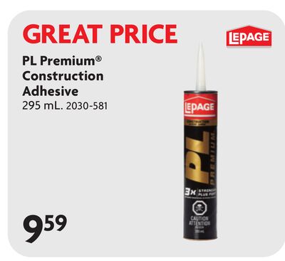 PL Premium® Construction Adhesive