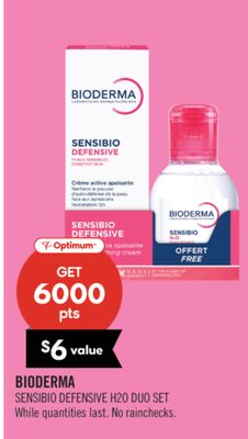 BIODERMA SENSIBIO DEFENSIVE H2O DUO SET