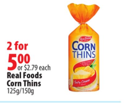 Real Foods Corn Thins