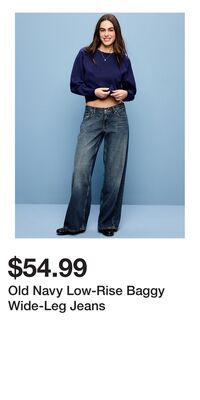 Old Navy Low-Rise Baggy Wide-Leg Jeans