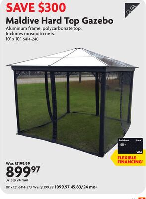 Maldive Hard Top Gazebo
