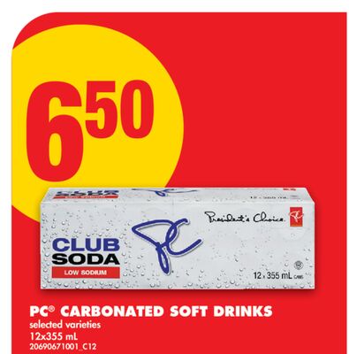 PC® CARBONATED SOFT DRINKS, 12X355 ML