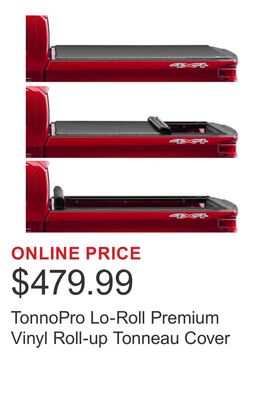 TonnoPro Lo-Roll Premium Vinyl Roll-up Tonneau Cover