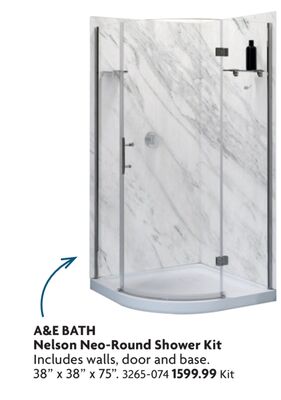 Nelson Neo-Round Shower Kit