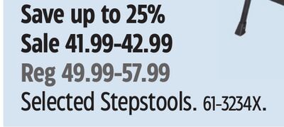 Mastercraft Selected Stepstools