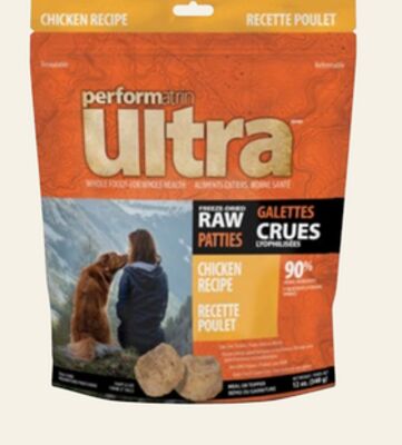 Performatrin Ultra® Freeze-Dried Raw Patties Chicken Recipe Dog Food