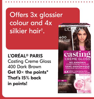 L'ORÉAL® PARIS Casting Creme Gloss 400 Dark Brown