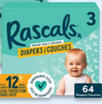 Rascals superpack diapers 56s - 64s