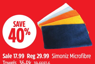 Simoniz Microfibre Towels, 36-Pk