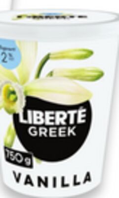 Liberté Greek yogurt tubs
