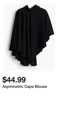 Asymmetric Cape Blouse