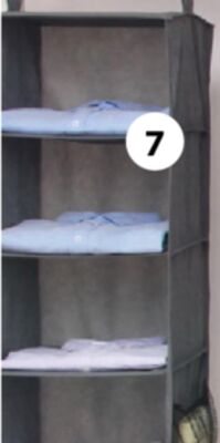 Balse Large 6-tier hanging shelf