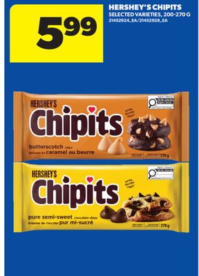 HERSHEY'S CHIPITS, 200-270 G