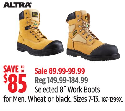 Altra Selected 8˝ Work Boots for Men.