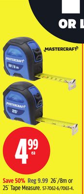 Mastercraft Tape Measure