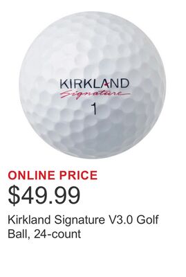 Kirkland Signature V3.0 Golf Ball, 24-count