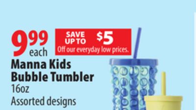 Manna Kids Bubble Tumbler