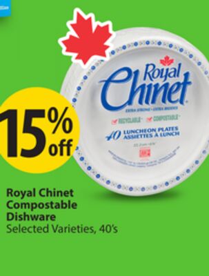 Royal Chinet Compostable Dishware