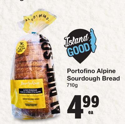 Portofino Alpine Sourdough Bread