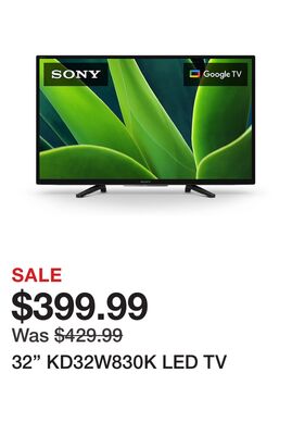 32" KD32W830K LED TV