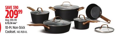 Heritage The Rock 10-Pc Non-Stick Cookset
