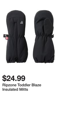 Ripzone Toddler Blaze Insulated Mitts