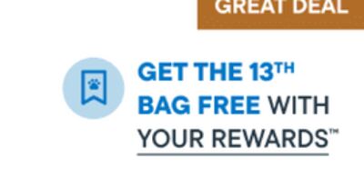 Get the 13th bag free