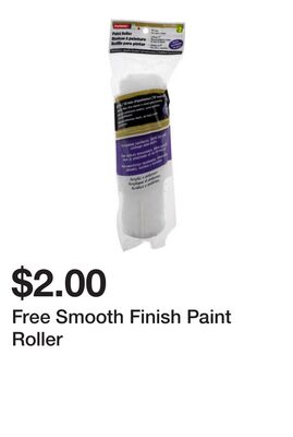 Free Smooth Finish Paint Roller