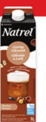 Natrel vanilla or hazelnut coffee creamer