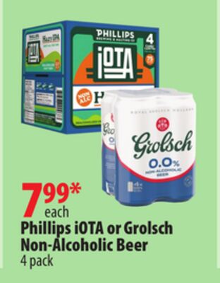 Phillips iOTA or Grolsch Non-Alcoholic Beer