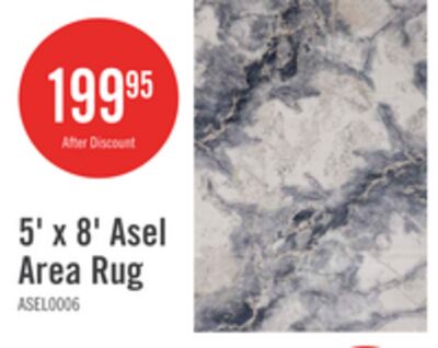 Asel Area Rug - 5' x 8'