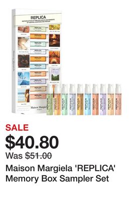 Maison Margiela 'REPLICA' Memory Box Sampler Set