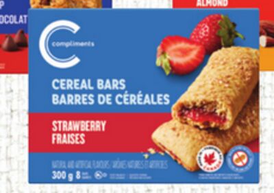 Compliments Bars Granola 131–175 g or Fruit 300 g