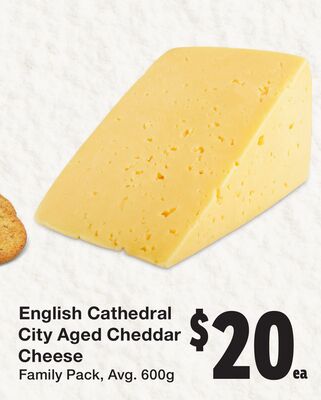 English Cathedral City Aged Cheddar Cheese