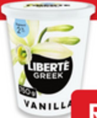 Liberté Greek 650 g – 750 g yogurt tubs