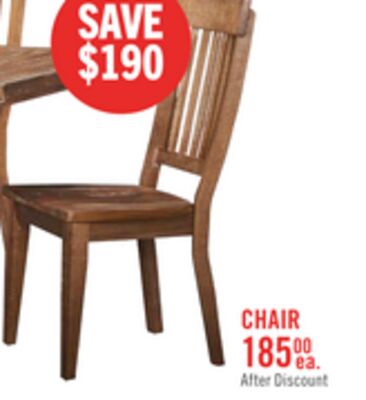 Cedar Dining Chair, Pine Wood, Slat Back - Brown