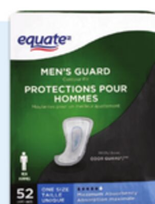 Equate incontinence pads or guards
