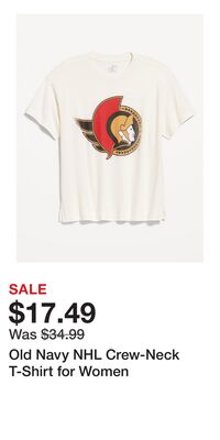 Old Navy NHL Crew-Neck T-Shirt for Women