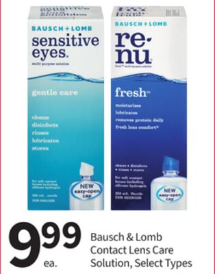 Bausch & Lomb Contact Lens Care Solution
