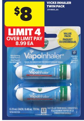 VICKS INHALER TWIN PACK