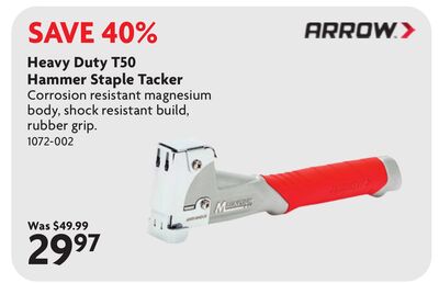 Heavy Duty T50 Hammer Staple Tacker