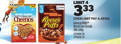 GENERAL MILLS™ RETAIL SIZE CEREALS, 300-430G