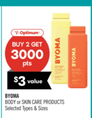BYOMA BODY or SKIN CARE PRODUCTS
